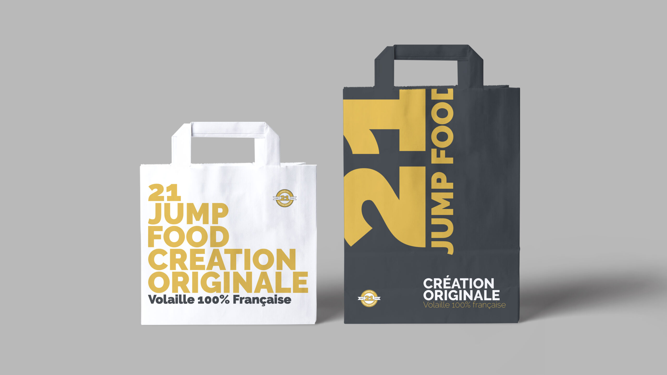 21 jump food packaging sac papier par Cabs art Graphiste à Besançon