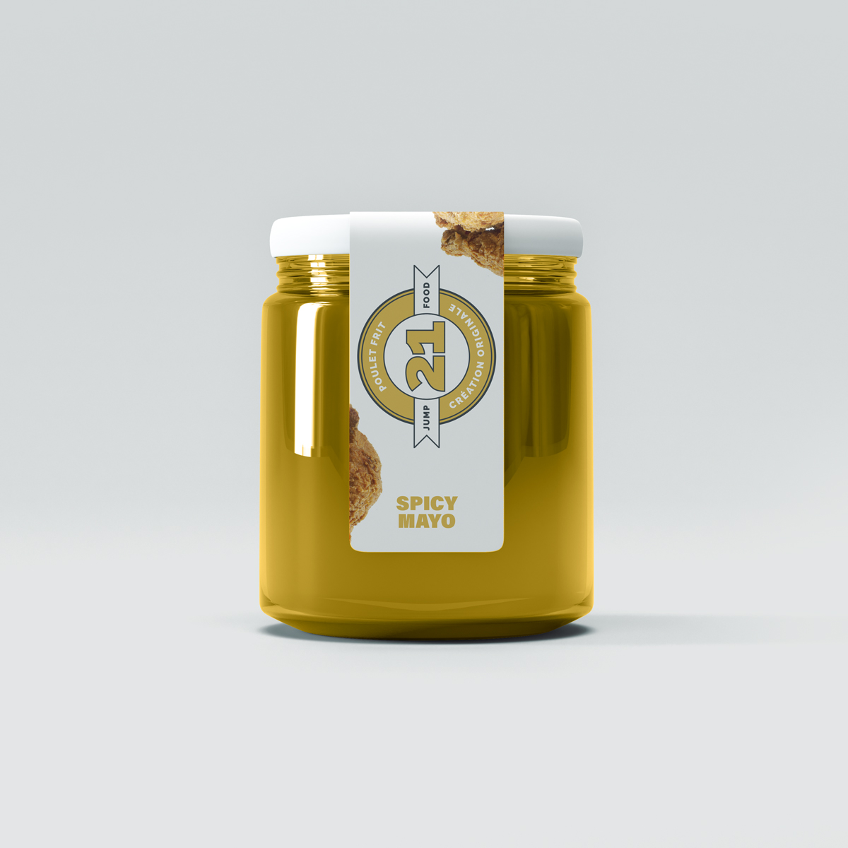 21 jump food fast food étiquette packaging sauce par Cabs art